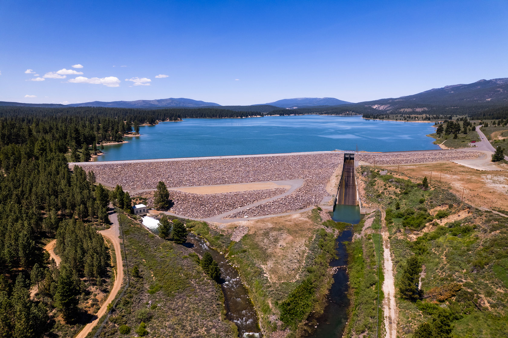 Boca Dam in Nevada County